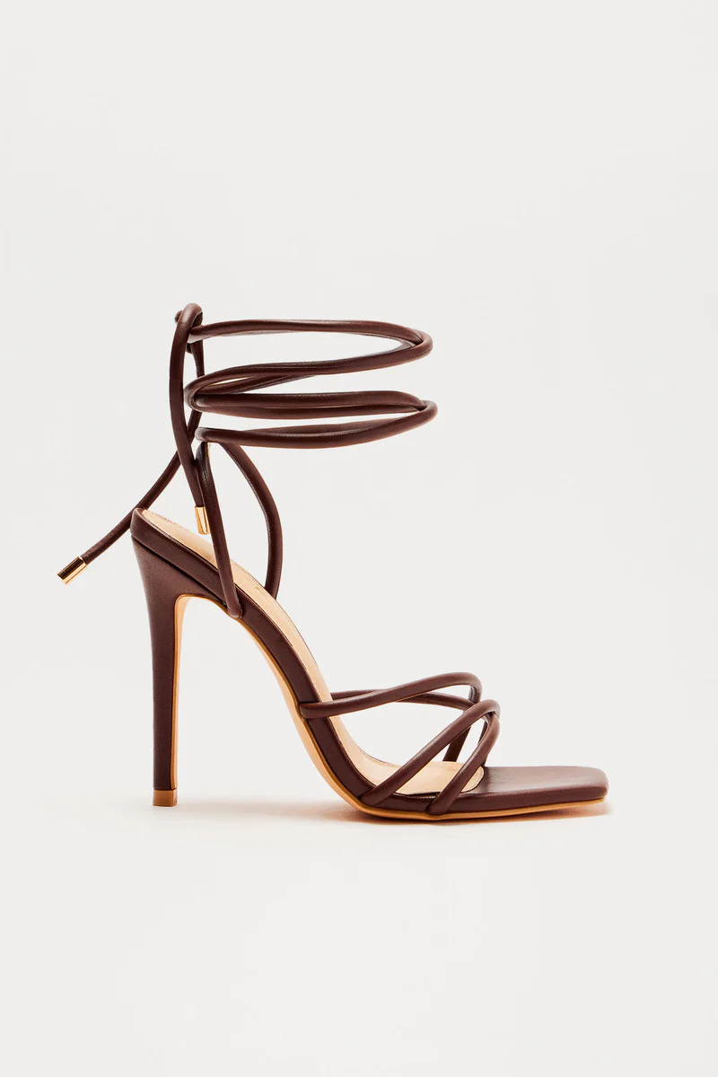 Chocolate Block Heel
